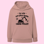 Sweat Enfant "La Vie Est Plus Belle En Mini-Pelle" 12 sweat enfant la vie est plus belle en mini pelle vieux rose