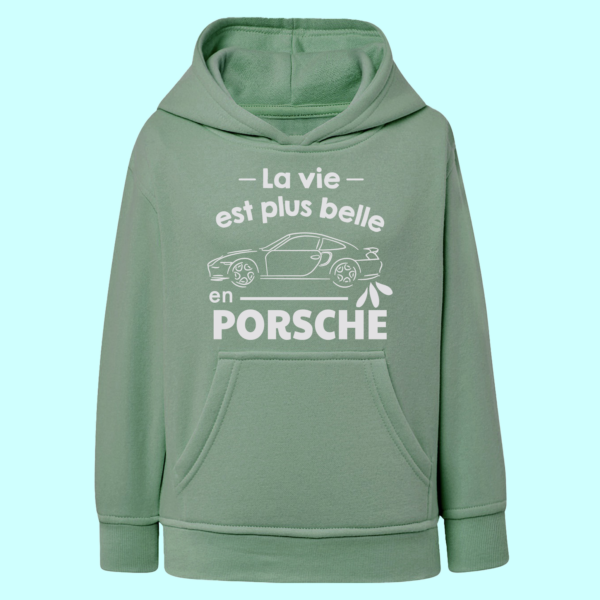 Sweat Enfant "La Vie Est Plus Belle En Porsche" 7 Sweat Enfant "La Vie Est Plus Belle En Porsche" – Image 5