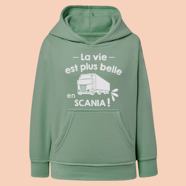 Sweat Enfant "La Vie Est Plus Belle En Scania" 7 Sweat Enfant "La Vie Est Plus Belle En Scania" – Image 5