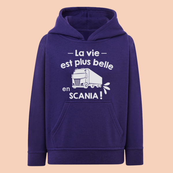 Sweat Enfant "La Vie Est Plus Belle En Scania" 9 Sweat Enfant "La Vie Est Plus Belle En Scania" – Image 7