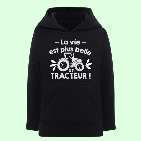 Sweat Enfant "La Vie Est Plus Belle En Tracteur" 11 Sweat Enfant "La Vie Est Plus Belle En Tracteur" – Image 9