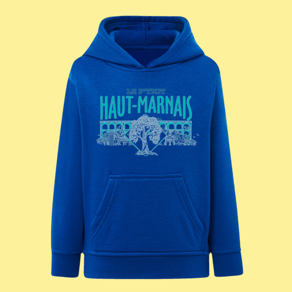 sweat enfant le ptiot haut marnais bleu roi e1768400471713