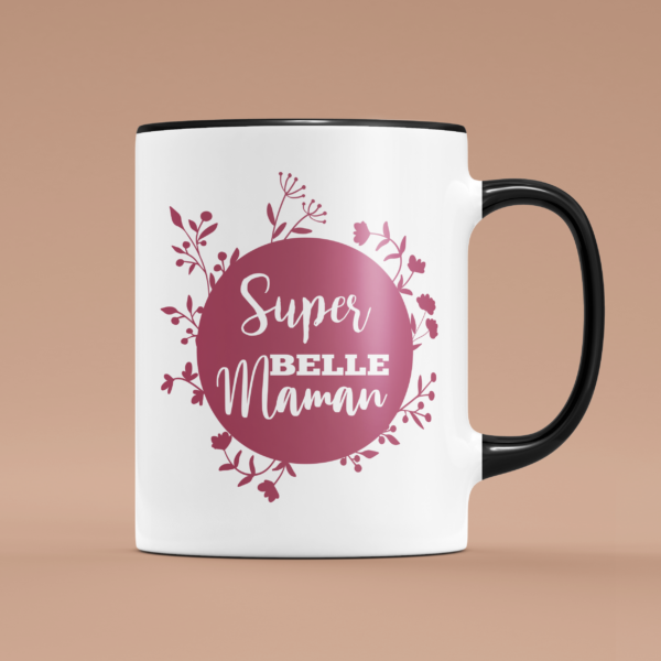 tasse super belle maman noir e1767708371128